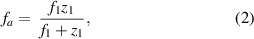 Equation (2)