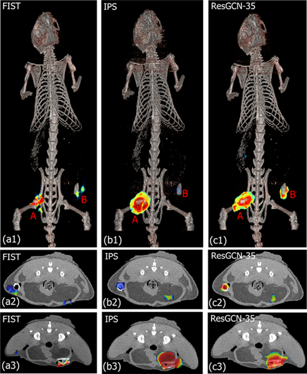 Reconstruction of fluorescence molecular tomography based on graph ...