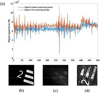 Compressive ghost imaging in scattering media guided by region of ...