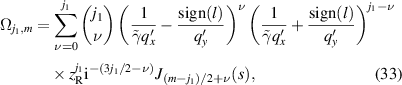 Equation (33)