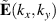 $\tilde{\mathbf{E}}(k_x,k_y)$
