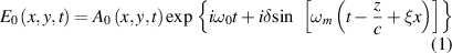 Equation (1)