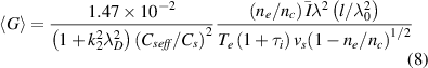 Equation (8)