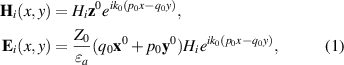 Equation (1)