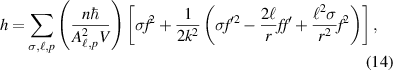 Equation (14)