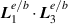 $\boldsymbol{L}_1^{e/b} \cdot \boldsymbol{L}_3^{e/b}$