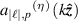 ${a_{\left| \ell \right|,p}}^{\left( \eta \right)}\left( {k{{\boldsymbol{\hat z}}}} \right)$