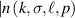 $\left|{n\left( {k,\sigma ,\ell ,p} \right)} \right.$