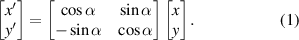 Equation (1)