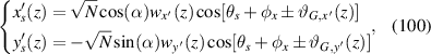 Equation (100)