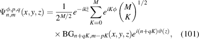 Equation (101)