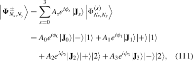Equation (111)