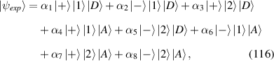 Equation (116)