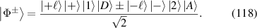 Equation (118)