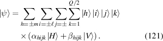 Equation (121)