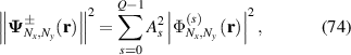 Equation (74)