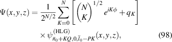 Equation (98)