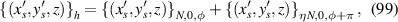 Equation (99)