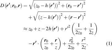 Equation (1)