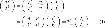 Equation (1)
