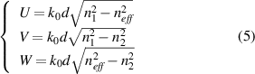 Equation (5)