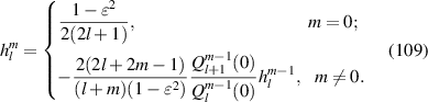 Equation (109)
