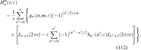 Equation (112)