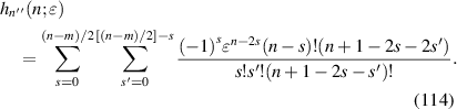 Equation (114)