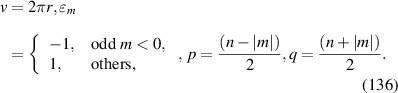 Equation (136)