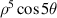 ${\rho ^5}\cos 5\theta $