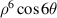 ${\rho ^6}\cos 6\theta $