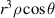 ${r^3}\rho \cos \theta $