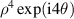${\rho ^4}\exp ({\text{i}}4\theta )$