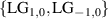 $\{\textrm{LG}_{1,0}, \textrm{LG}_{-1,0}\}$