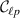 $\mathcal{C}_{\ell p}$