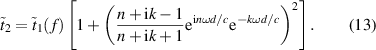 Equation (13)