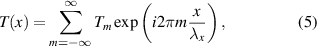 Equation (5)