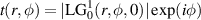 $t(r,\phi) = |\mathrm{LG}^{1}_{0}(r,\phi,0)| \exp (i \phi)$