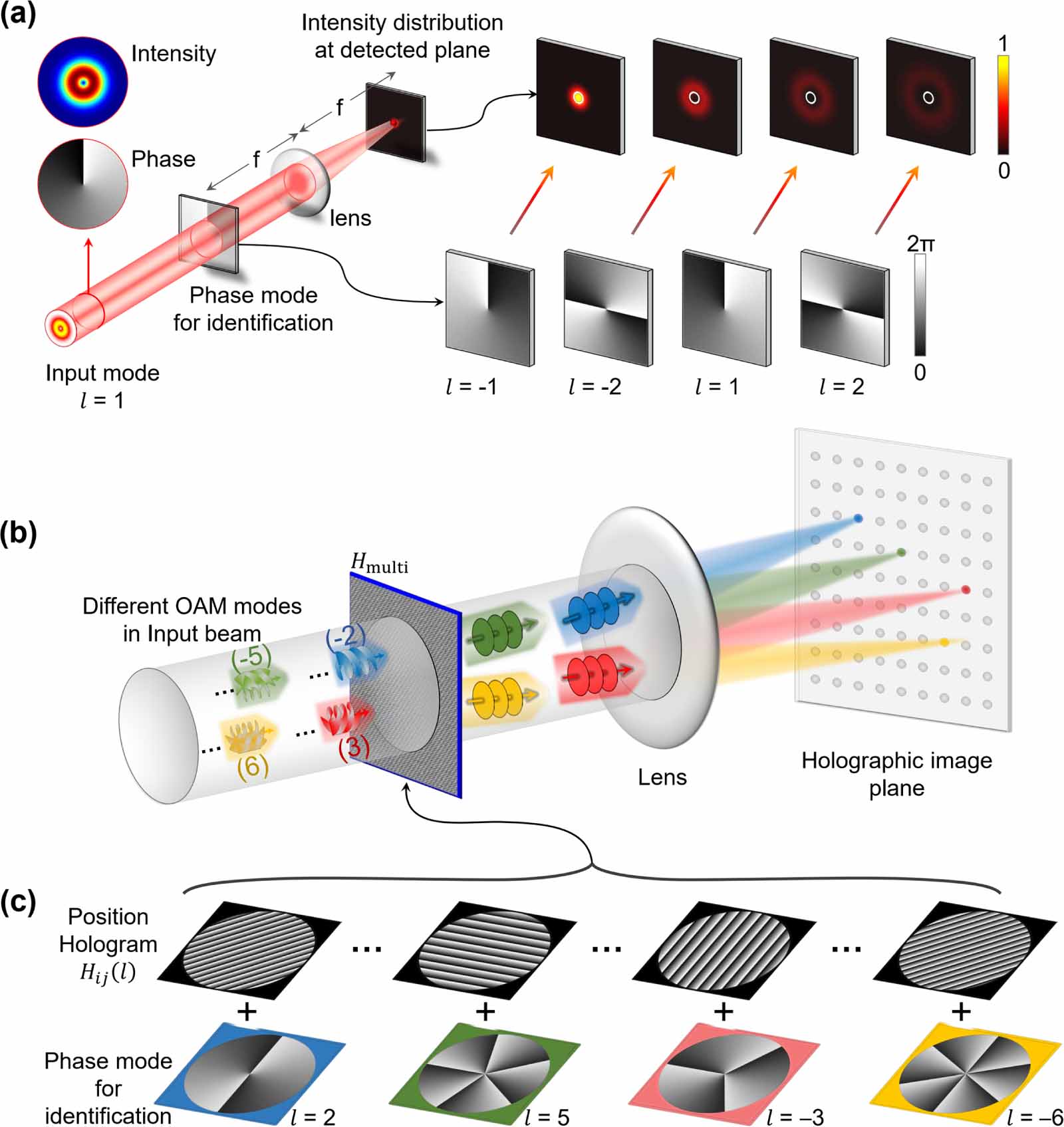 Identification of both orbital angular momentum and radial mode based ...