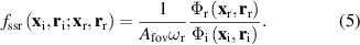 Equation (5)