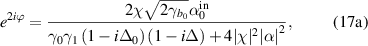 Equation (17a)