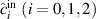 $\hat_i^\mathrm \ (i = 0,1,2)$