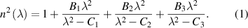 Equation (1)