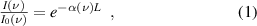 Equation (1)