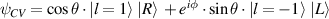 $} = \cos\theta \cdot \left|  \right.\left|  \right. + } \cdot \sin\theta \cdot \left|  \right.\left|  \right.$