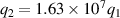$ = 1.63 \times $