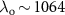 $\lambda_}\!\sim\!1064$