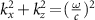 $k_^+k_^\! = \!(\tfrac)^$