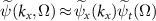 $\widetilde(k_,\Omega)\!\approx\!\widetilde_(k_)\widetilde_(\Omega)$