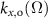 $k_}(\Omega)$